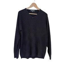 M&S Man Round Neck Navy Jumper
