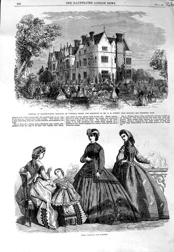 Original old antique - original, print