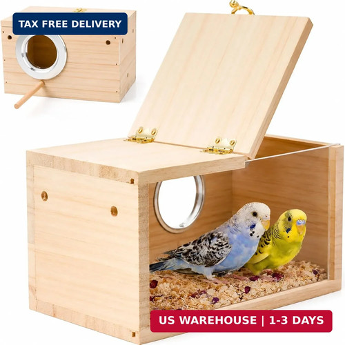 Parakeet nesting box - parakeet,