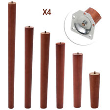4X Wooden Furniture Legs Feet