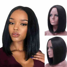 Brazilian Hair for Women Ladies BOB Wig UK Short Wigs Cut Straight