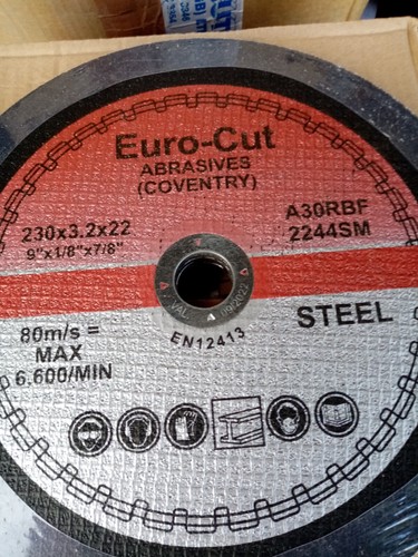 230mm 3mm flat centre - flat, metal