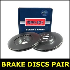 Brake Discs Pair Front Fits