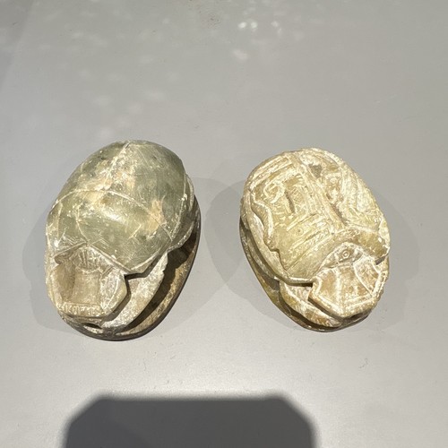 Pair vintage egyptian - egyptian, carved