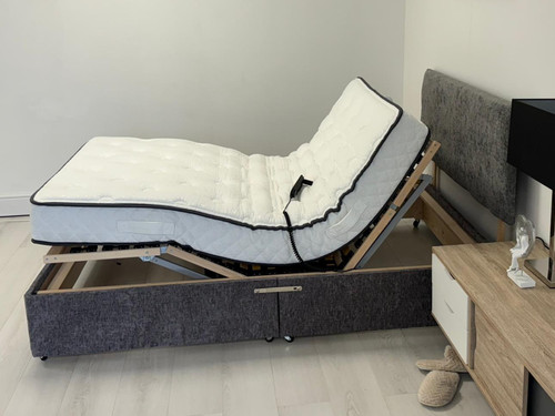 4ft6 adjustable electric bed - adjustable,