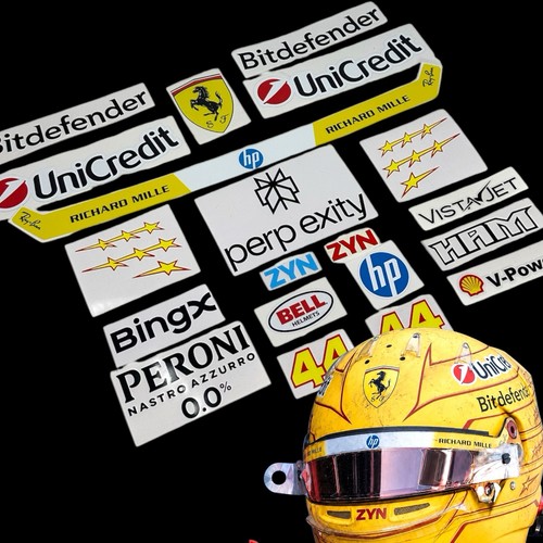 Motorsport helmet stickers 1 - motorsport, f
