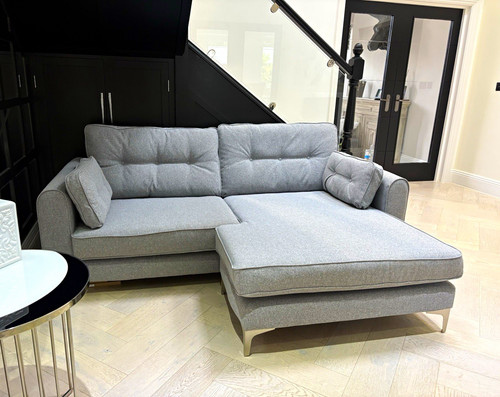 Grey fabric corner left or - corner,