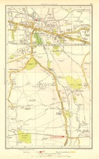 DARTFORD. South Darenth Sutton at Hone Hawley Wilmington (Kent) 1937 old map