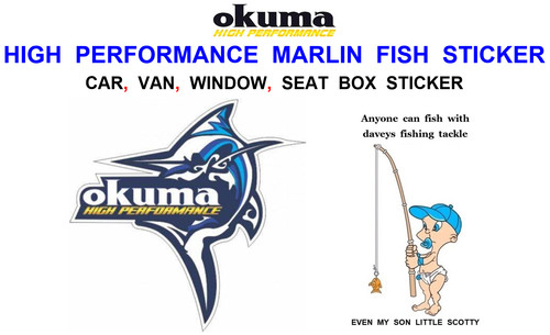 Okuma sticker seat box boat - sticker,