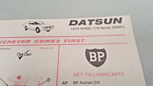 1973 datsun 240k bp - ,