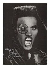 GRACE JONES AUTOGRAPHED SIGNED