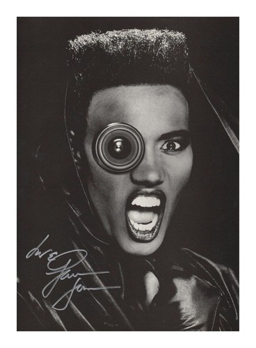 Grace jones autographed - jones, signed