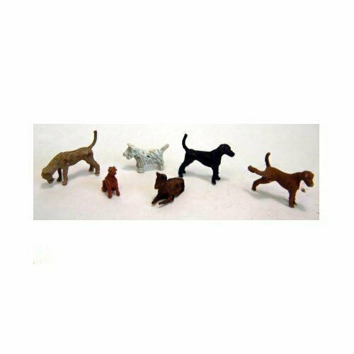 Painted assorted dogs - 6, oo