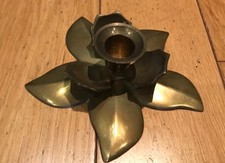Brass Lotus Flower Candle Holder - (Cage 5)