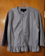 Ashley Stewart Gray Faux