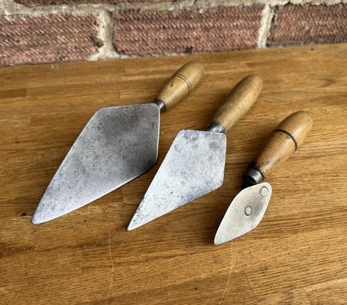 Vintage bricklayers pointing - vintage,