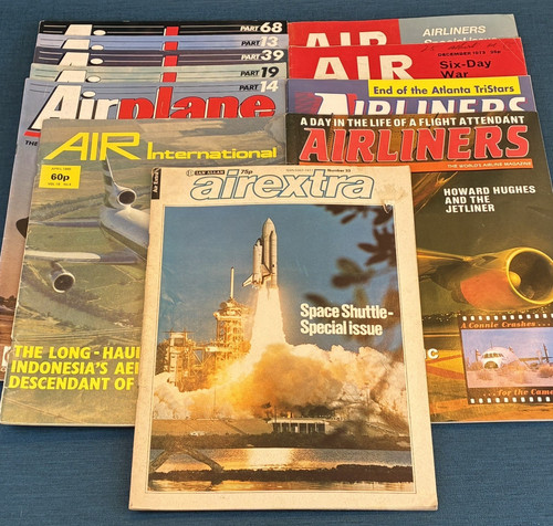 Vtg aviation magazines - 11,