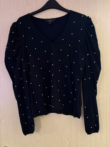 Lipsy black jumper size - black,