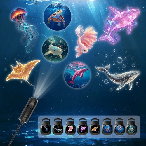 Ocean theme projector night - projector,