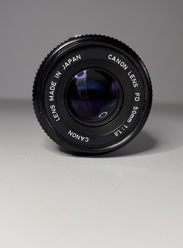 Canon new 50mm - fd, f/1.8