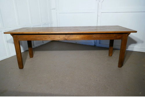 Large french 1800s rustic pine - 1800s,