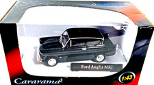 Cararama- Ford Anglia MK 1 Black Oxford Die-Cast Ltd Model 1:43 Scale Boxed Car.