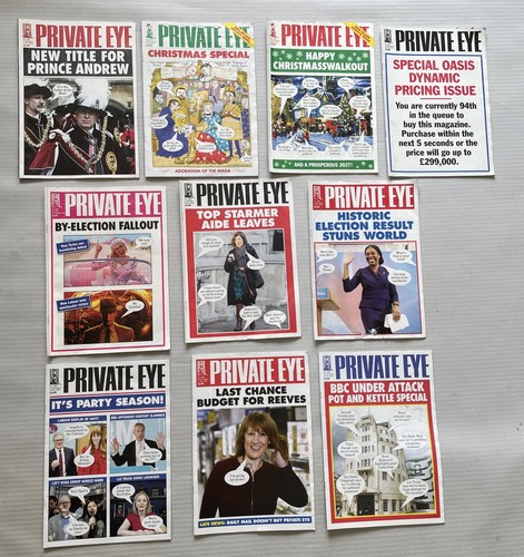 X10 private eye magazines - private,