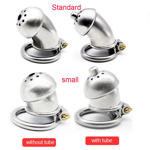 Long short metal chastity - long/short, cage