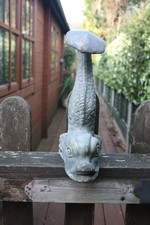 Architectural Lead Garden Ornament - Fish/Dolphin