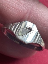 Silver Shibayama Ladies Signet