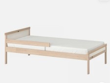 SNIGLAR IKEA solid wood bed frame & slatted bed base, beech 70x160 cm mattress