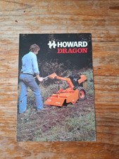 HOWARD DRAGON ROTAVOTOR & ATTACHMENTS SALES BROCHURE MOWER PLOUGH ROTOVATOR