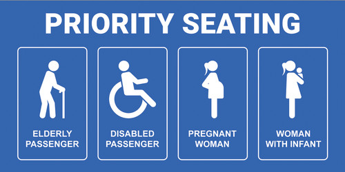 Priority seating seat - priority,