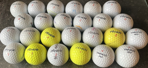 Pinnacle gold golf balls - gold,