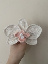 Crochet Orchid Hair Clip Moth Orchid Hair Clip Suitable For Everyone