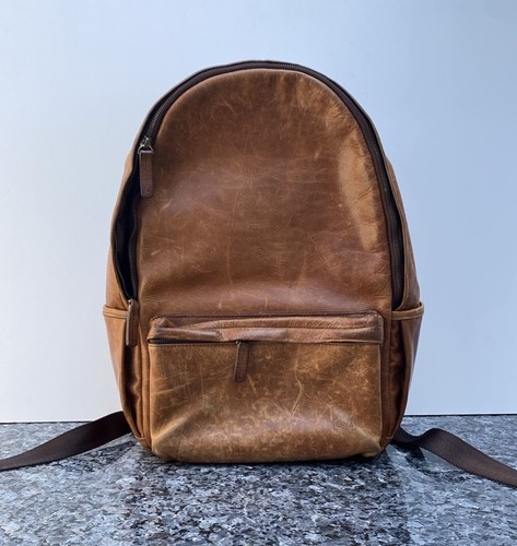 Ona leather backpack - leather, with