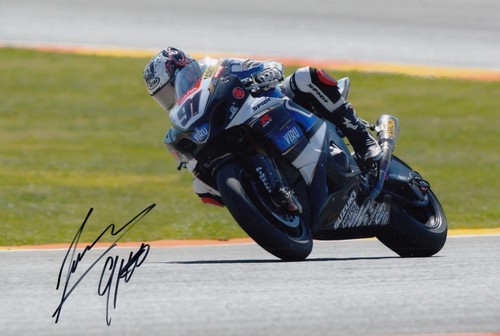 Leon haslam hand signed suzuki - leon,