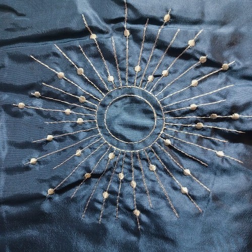 Teal bed runner cushion - runner,