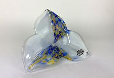 Genuine Murano Hand Blown Lily Glass Flower With Curved Stem