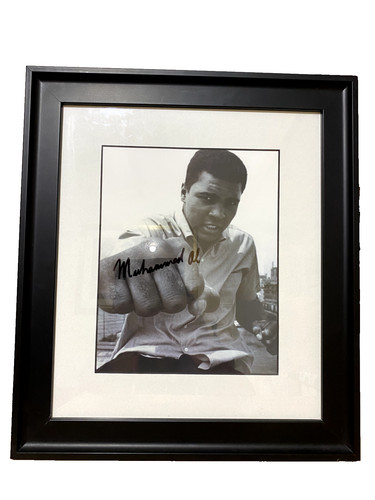 Muhammed ali signed and - muhammed,