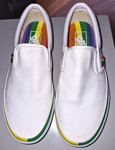 Vans slip white canvas - white, low