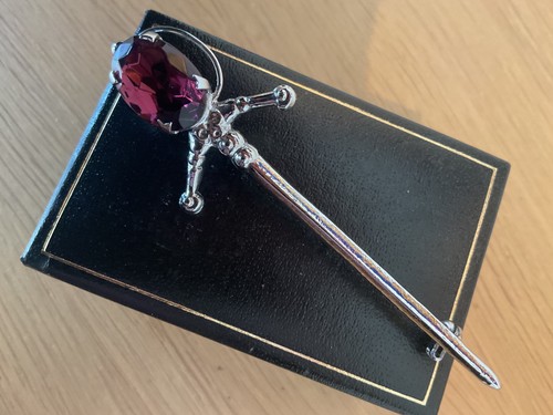 Scottish mizpah kilt pin - kilt,