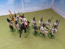 12 x 1/32 54mm Napoleonic Austrian Infantry & Command Painted * HaT Industries *