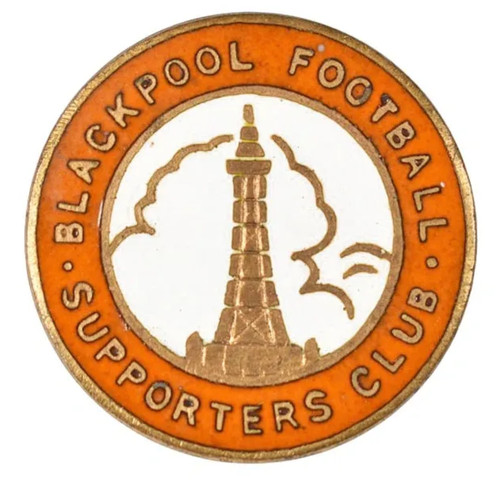 Vintage old blackpool football - vintage,