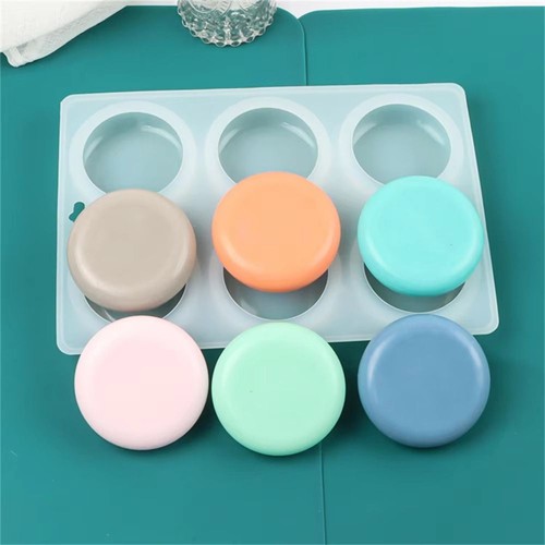 1pc round silicone mold - round, 6