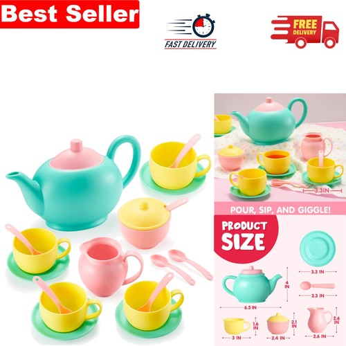 Durable and colorful kids tea - and,