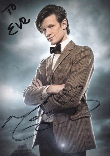 Matt smith autographed signed - autographed,