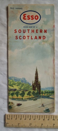 Vintage esso road map - vintage:,