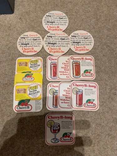 Vintage cherry beer - beer, mats