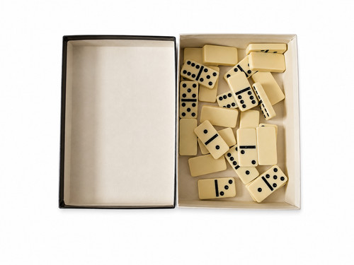 Vintage style dominoes - dominoes, 26